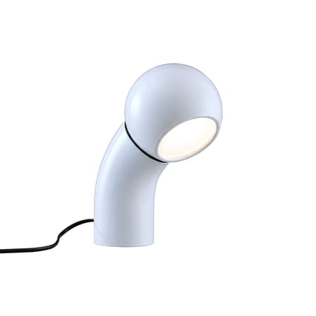 Lampe de table Pallino blanc / Réédition 70 - Orientable - Martinelli Luce