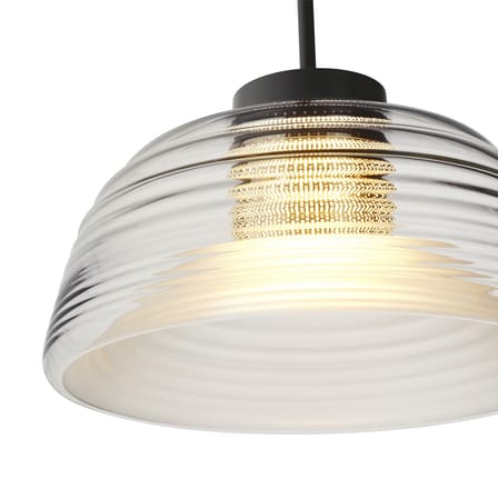 Two-Layer Pendant glass black / Ø 51.5 x H 37.5 cm - Muuto