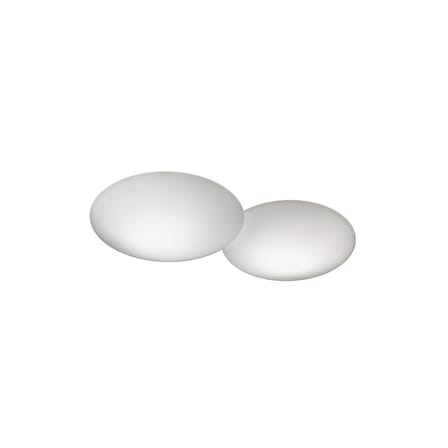 Plafonnier Puck verre blanc Double - Vibia