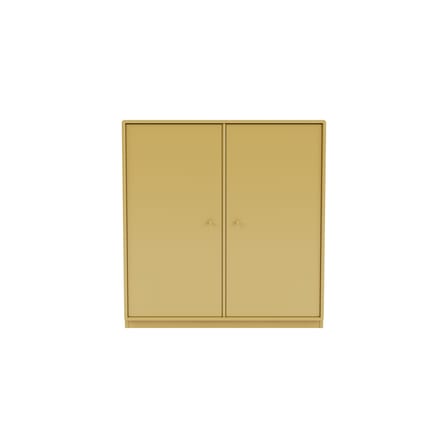 Rangement Cover Cabinet bois jaune / L 69.6 x P 30 x H 72,6 cm - 2 portes - MONTANA