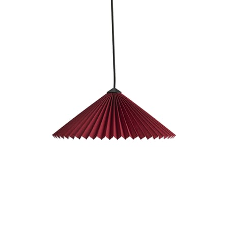 Sospensione Matin tessuto rosso / Ø 38 cm - Hay