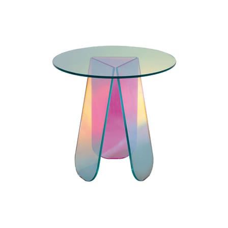 Table basse Shimmer verre multicolore / Ø 65 x H 50 cm - Patricia Urquiola, 2014 - Glas Italia