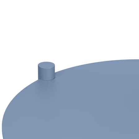 Table d'appoint Ande métal bleu / Ø 40 x H 55 cm - NOO.MA