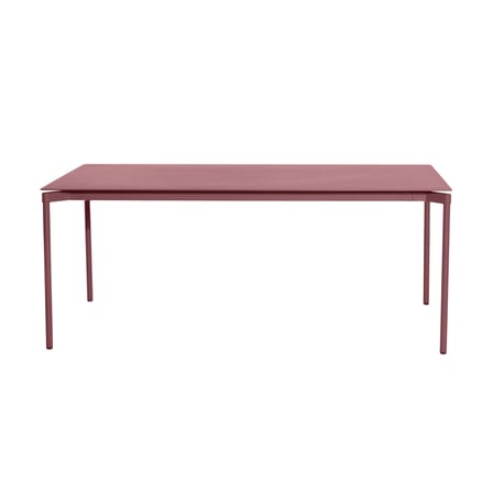 Table rectangulaire Fromme métal rouge / Aluminium - 180 x 90 cm - Petite Friture