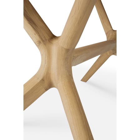 Table rectangulaire X bois naturel / 224 x 100 cm - 8 personnes / Chêne massif - Ethnicraft