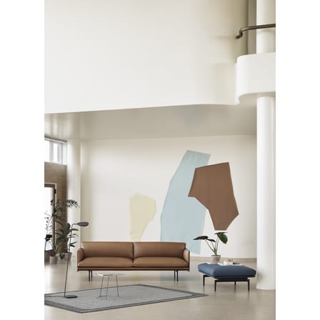 Tapis Pebble  gris / Tissé main - 170 x 240 cm - Muuto
