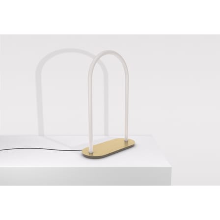Lampe de table Unseen LED Large plastique blanc / H 60 cm / Seconde vie - Petite Friture