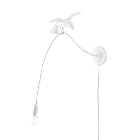 Applique avec prise Sparrow / Cruising plastique blanc - Seletti