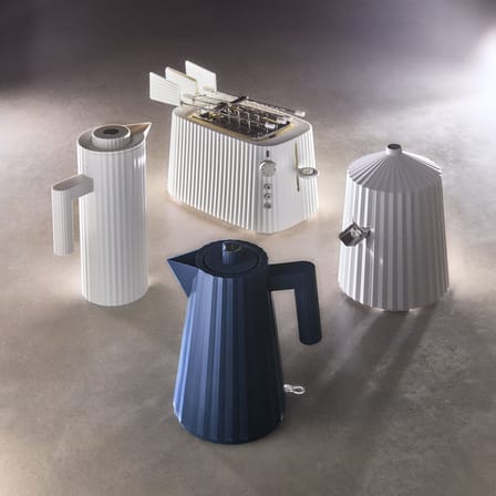 Bouilloire électrique Plissé plastique bleu / 1,7 L - Alessi