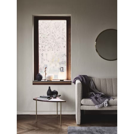 Canapé droit Loafer SC25 tissu blanc beige / L 150 cm - Tissu bouclé - &tradition