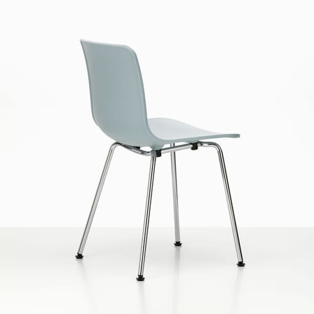 Chaise HAL RE Tube plastique bleu / Plastique recyclé - Vitra