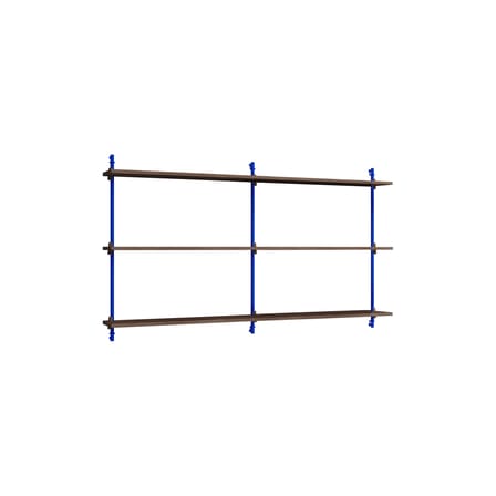 Étagère Wall Shelving – ws.85.2 bois marron / L 162 x H 85 cm x Prof. 17,5 cm - MOEBE