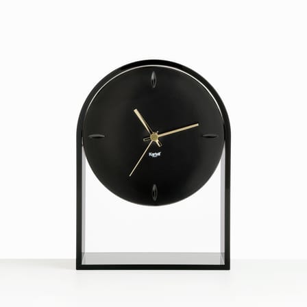 Horloge à poser L'Air du temps plastique noir / H 30 cm -  Eugeni Quitllet, 2017 - Kartell