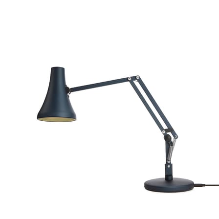 Lampe de table 90 Mini Mini LED métal bleu gris / Branchement secteur ou USB - Anglepoise