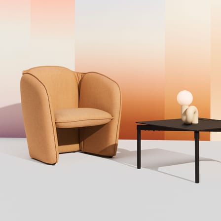 Lampe de table Neotenic Petite céramique beige / L 18 x H 26 cm - Petite Friture