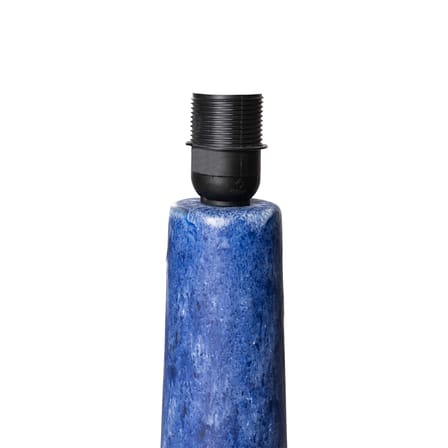 Lampe Retro céramique bleu / H 84 cm - Grès & lin - HK LIVING