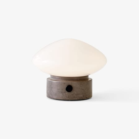 Lampe sans fil rechargeable Mist AP21 marbre gris - &tradition