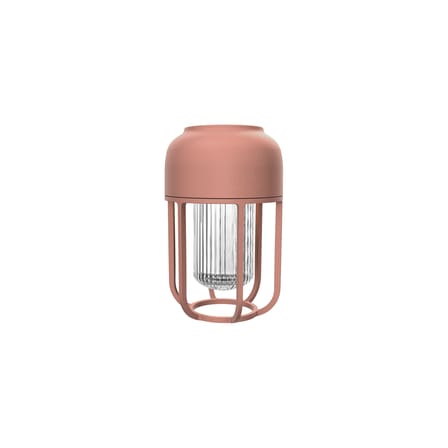 Lampe solaire d'extérieur Light N°1 métal rose / LED - Chargeur à induction inclus - Houe