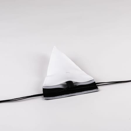 Sagra LED Outdoor luminous garland textile white black LED - Seletti