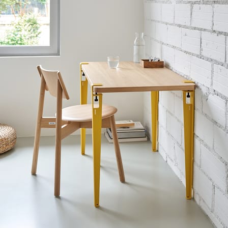 Pied  avec fixation étau / H 75 cm / Pour créer table & bureau - TIPTOE