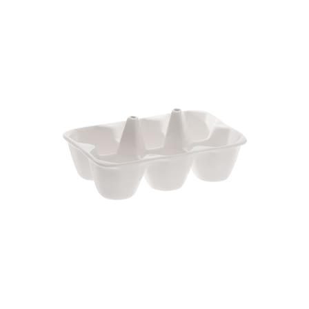Plat Estetico quotidiano céramique blanc / à compartiments - 15 x 10 cm - Seletti
