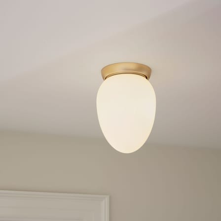 Plafonnier Rizzatto 171 verre blanc / Ø 17 cm - NUURA