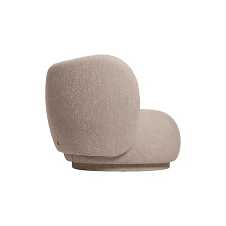 Sofa modulierbar Rico textil beige / Modul Armlehne links - Ferm Living