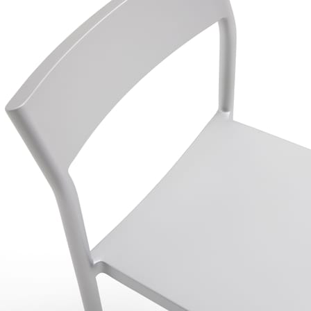 Type Chair Stacking chair metal grey - Hay