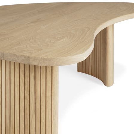 Table basse Boomerang bois naturel / 90 x 61 x H 29 cm - Chêne - Ethnicraft