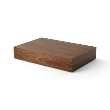 Table basse Mass Wide bois marron / 103 x 75 x H 21 cm - NEW WORKS