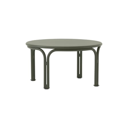 Table basse Thorvald SC108 métal vert / Ø 70 x H 37 cm - &tradition