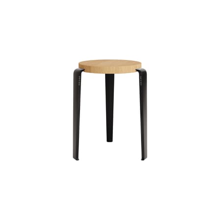 Tabouret empilable Lou / H 45 cm - Chêne - TIPTOE