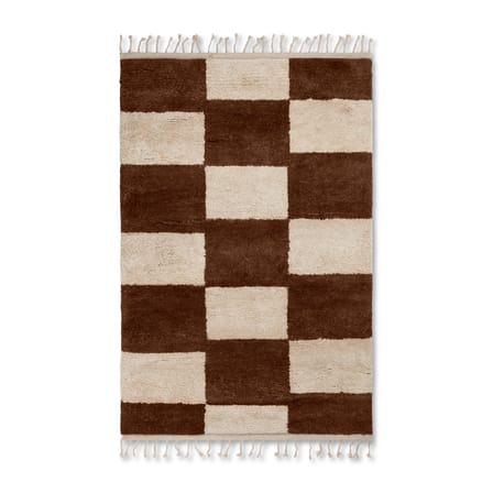 Teppich Mara Large textil braun / 180 x 120 cm - Ferm Living