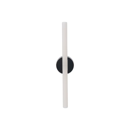 Applique salle de bains Kilter Short LED verre noir / H 50 cm - Orientable - TALA
