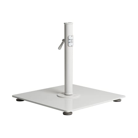 Base da ombrellone The Classic Large metallo bianco / 41 Kg - Per Pole da 2,5 a 5,08 cm - BUSINESS & PLEASURE