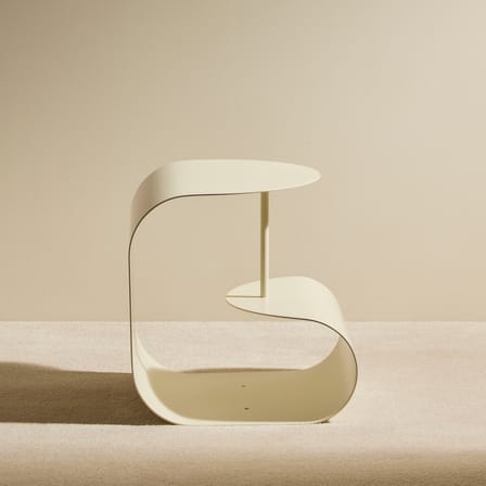 Beistelltisch Gégé metall beige / 45 x 45 x H 45 cm - Maison Sarah Lavoine