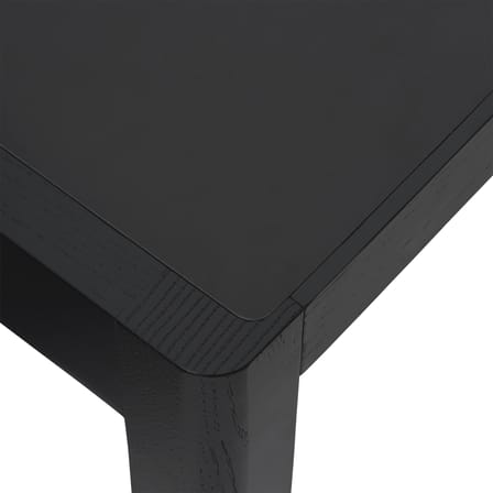 Workshop Coffee table plastic material wood black / 120 x 43 x H 38 cm - Linoleum - Muuto