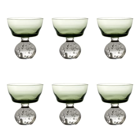 Set de 6 coupes à champagne Eternal Snow M / Ø 9,2 x H 10 cm - Serax