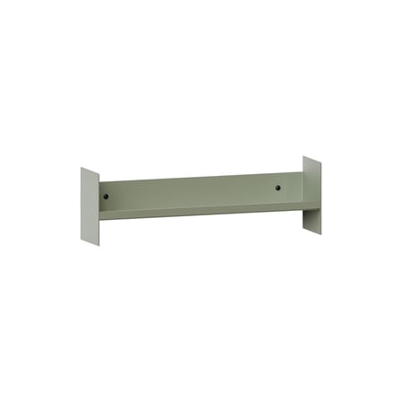 Étagère Pli Slim métal vert / L 45 x P 10 cm - TIPTOE