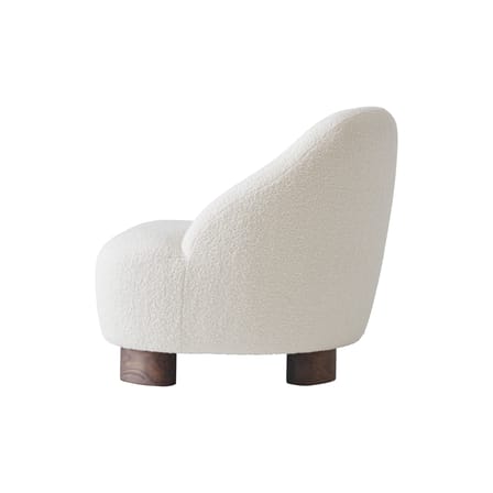 Fauteuil rembourré Margas LC1 tissu beige / Tissu bouclé - &tradition