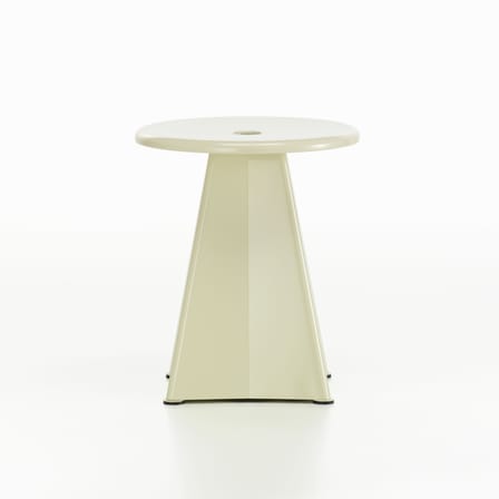 Hocker Métallique metall weiß / Jean Prouvé 1936 - Vitra