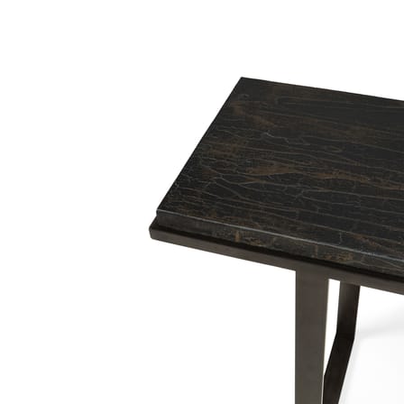 Konsole Stability metall holz braun schwarz / L 170 x H 75 cm - Handgeschnitzt - Ethnicraft