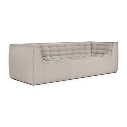 Sofa N701 textil beige / 3-Sitzer - L 245 cm - Ethnicraft