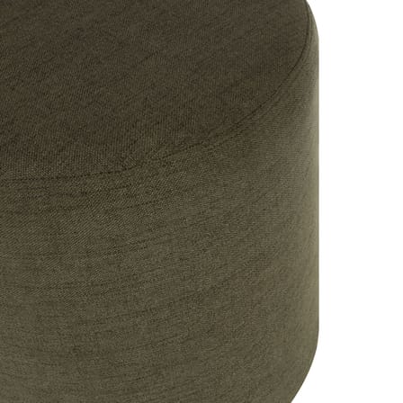 Pouf Folk Petit tissu vert / Ø 50 x H 25 cm - NOO.MA