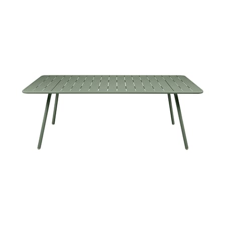 rechteckiger Tisch Luxembourg metall grün / 207 x 100 cm - 8 bis 10 Personen - Fermob