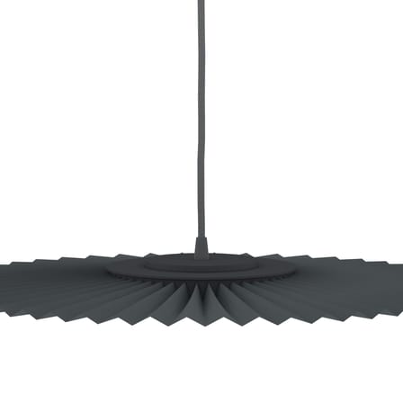 Suspension Carmen Small tissu gris / LED - Ø 50 cm - Hartô