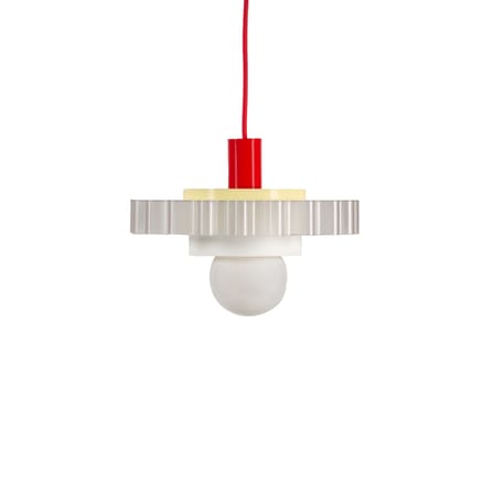 Suspension Gigi n°3 / Ø 28 x H 14,5 cm - Plastique recyclé / Fabriqué en France - Warren & Laetitia