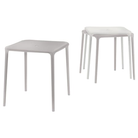 Table carrée Air-Table blanc / 65 x 65 cm - Jasper Morrison, 2001 - Magis