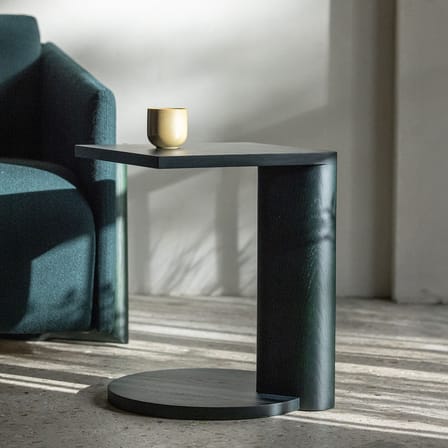 Table d'appoint Galta Forte Side bois vert / 38 x 38 x H 47 cm - KANN DESIGN