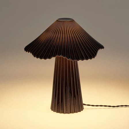 Uala Small Table lamp ceramic black / Ø 30.5 x H 34 cm - Serax